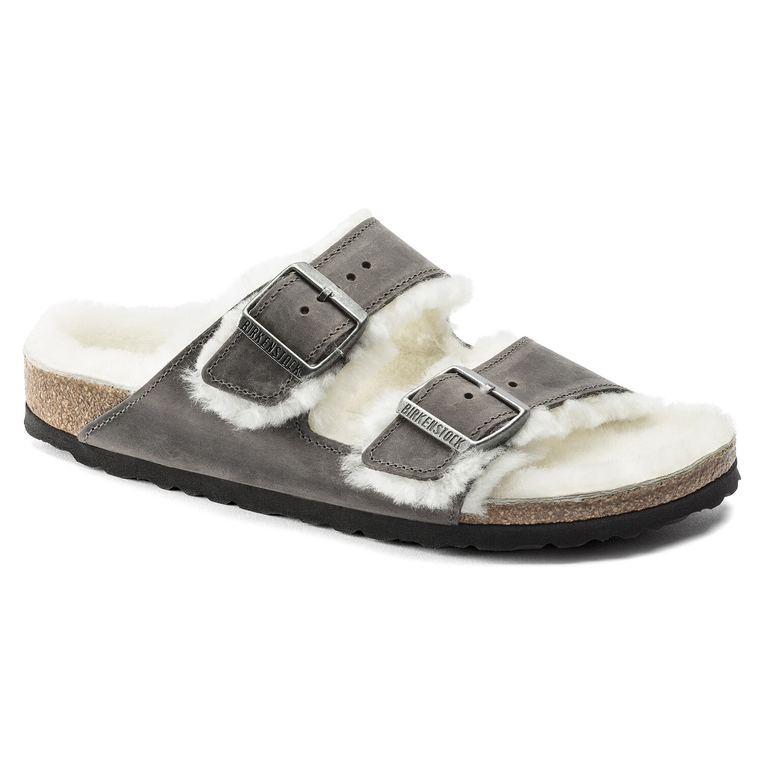 Arizona Shearling Oiled Leather *SALE*, Color: Iron, Size: 36N