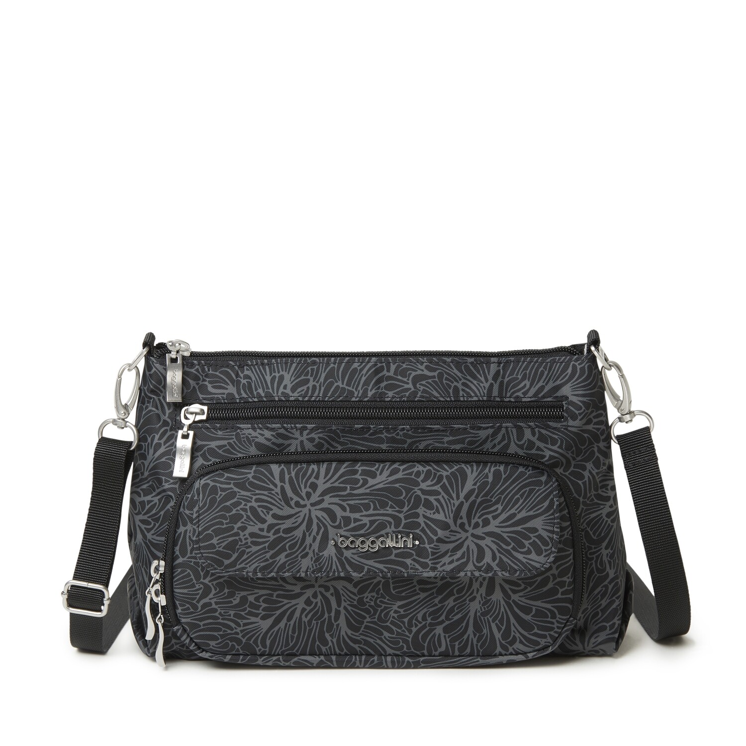 Baggallini Original Everyday Bag Midnight Blossom