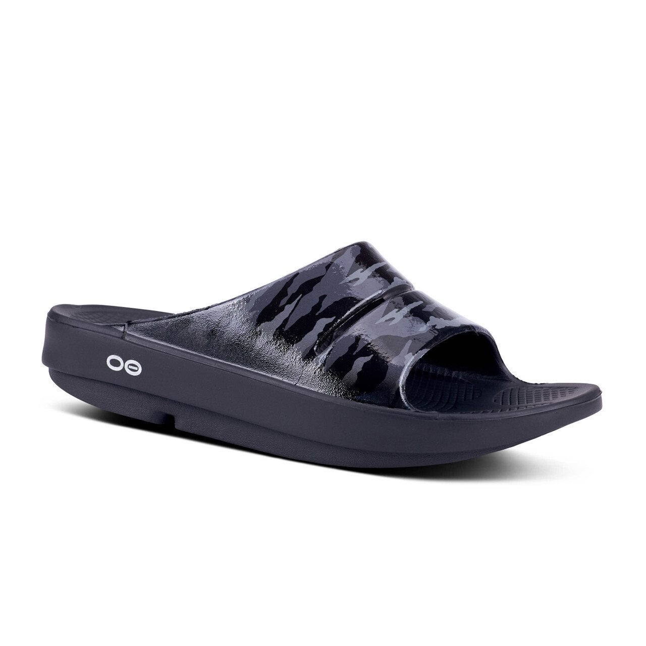 OOahh Limited Slide Sandal *SALE*, Color: Black/Grey Camo, Size: W 6