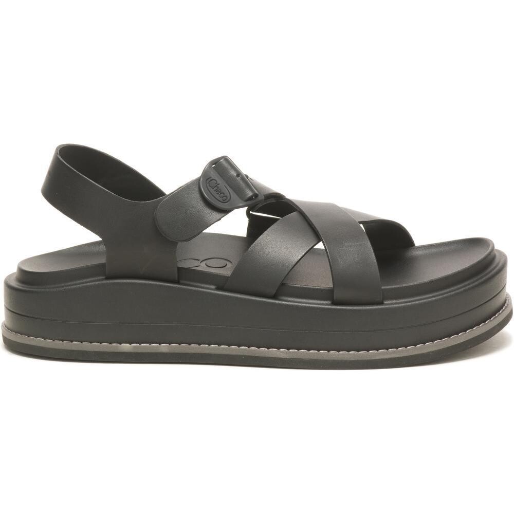 W Townes Midform Sandal, Color: Black, Size: 11 M