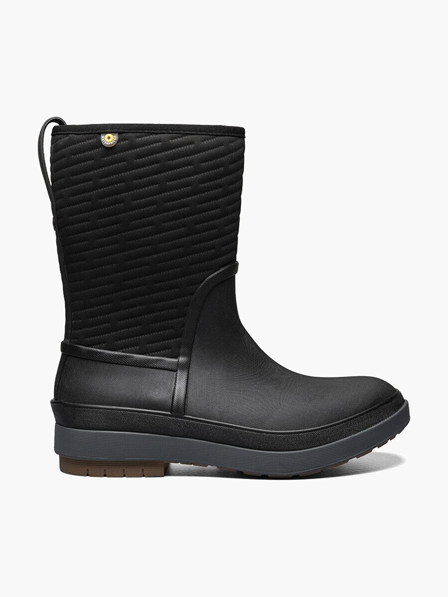 Crandall II Mid Zip, Color: Black, Size: 6
