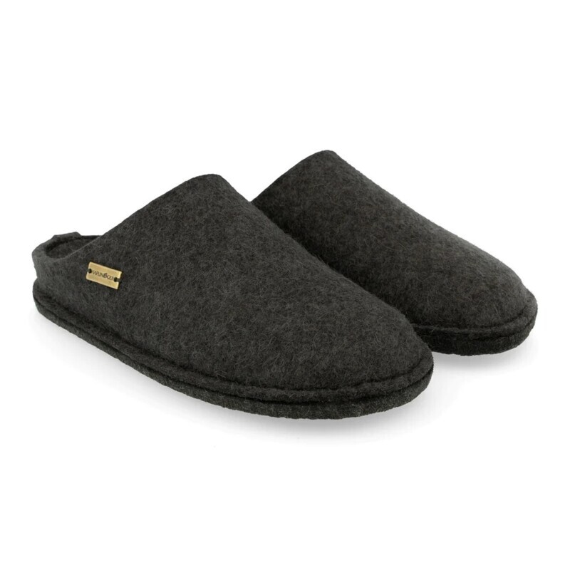 Soft Slipper *, Color: Charcoal, Size: 36