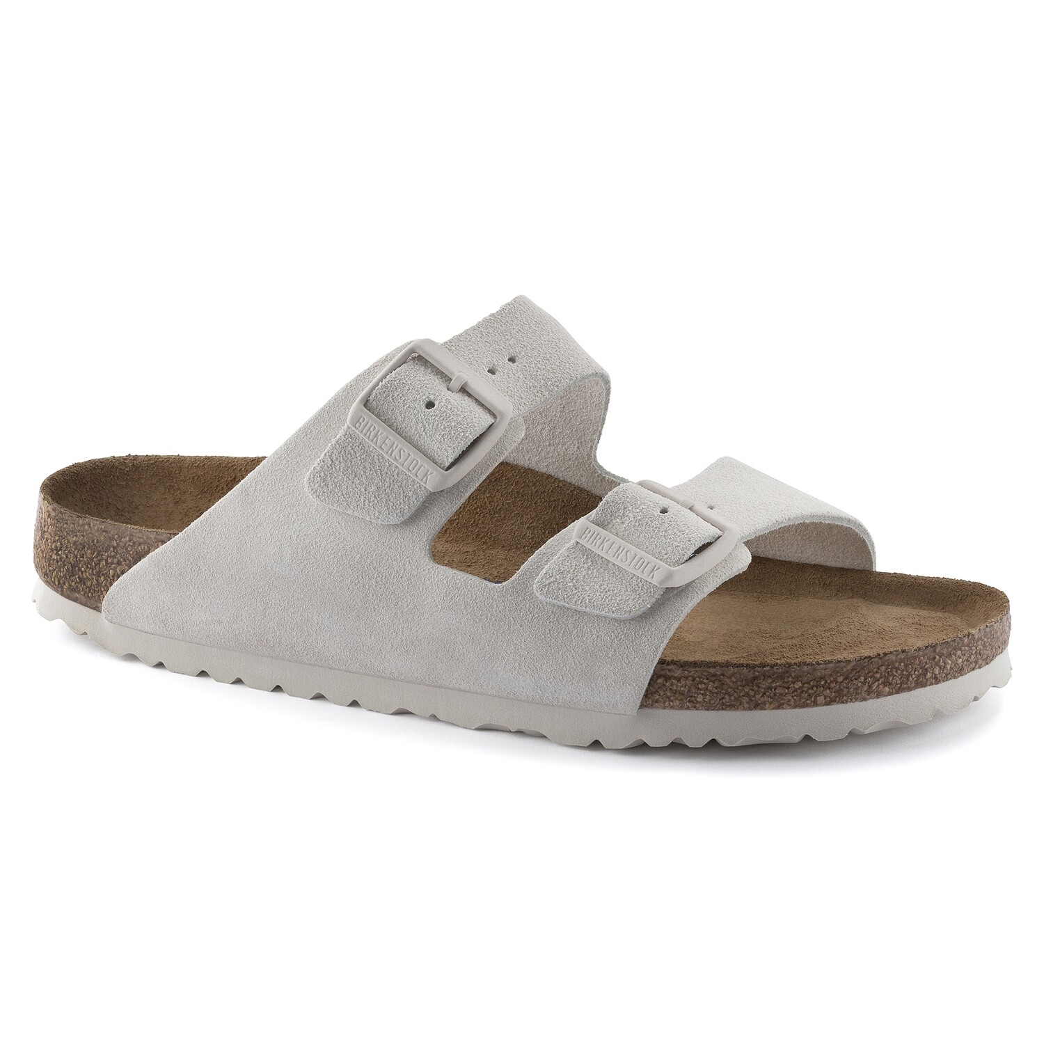 Arizona Soft Footbed Suede, Color: Antique White, Size: 41N