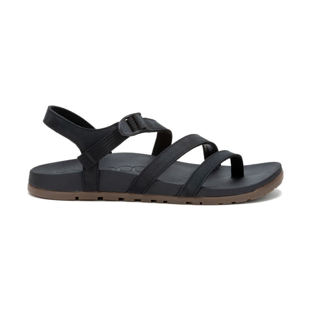 W Lowdown Strappy Sandal, Color: Black, Size: 6 M