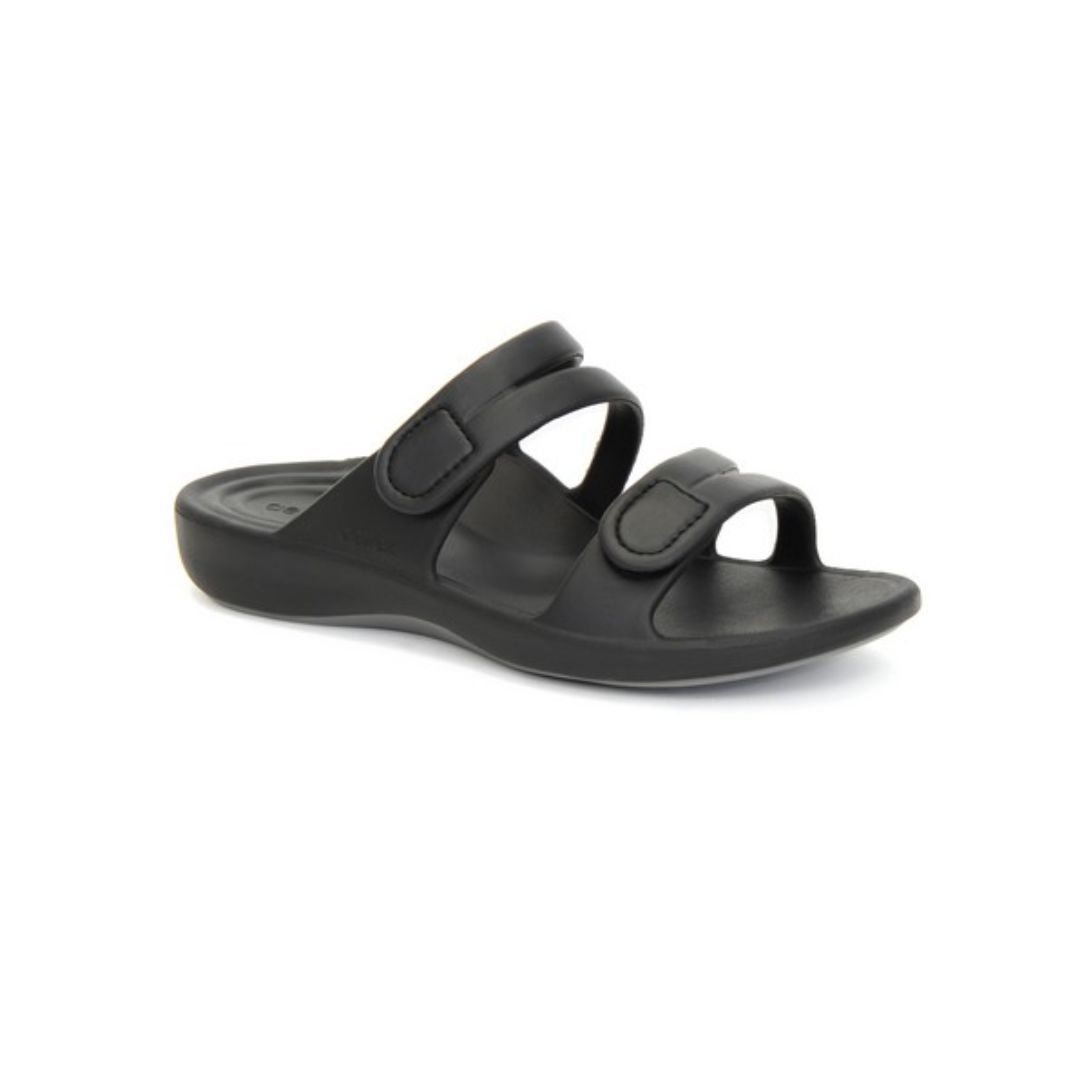 Janey Sport Slide, Size: 6, Color: Black