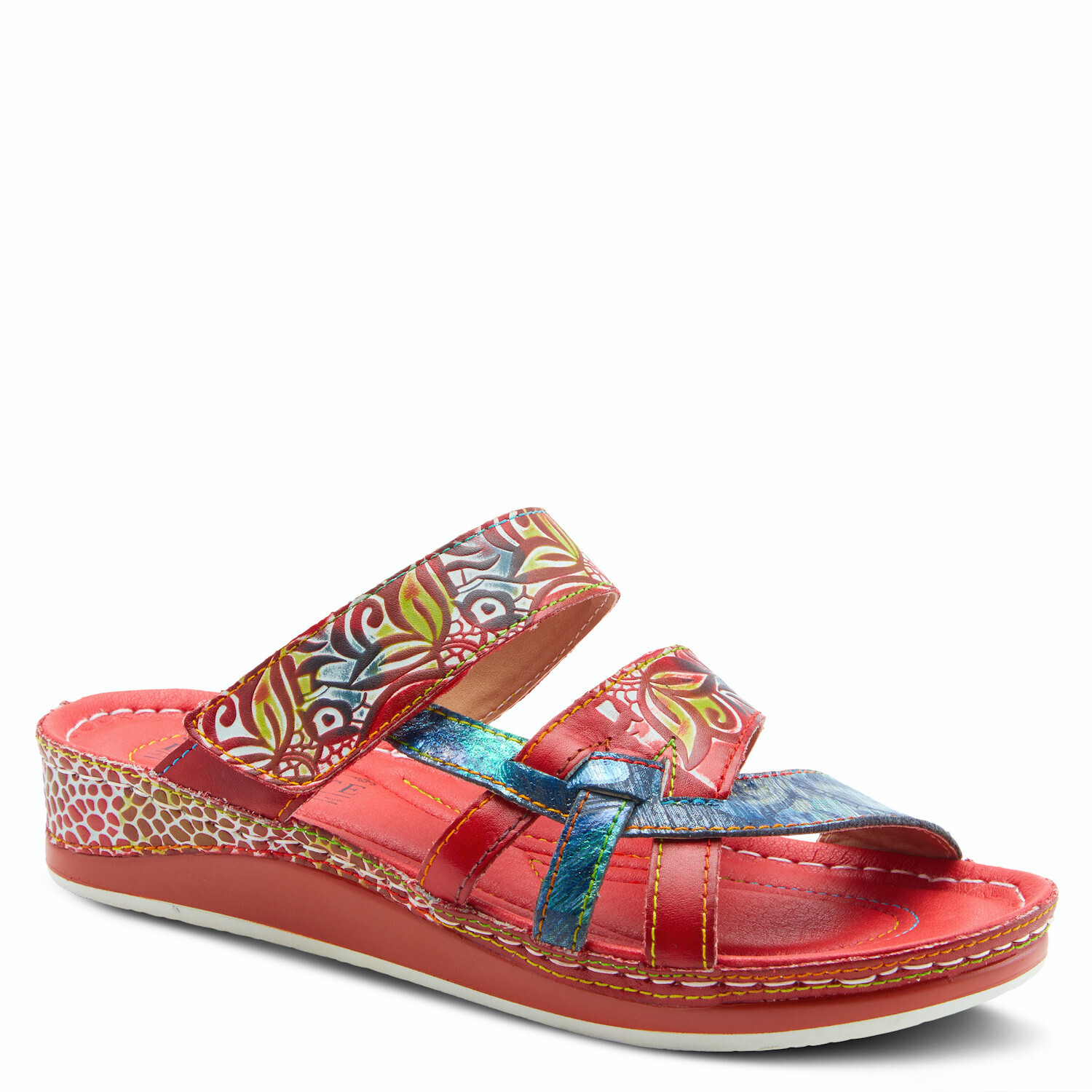 Caiman *SALE*, Color: Red Multi, Size: 38