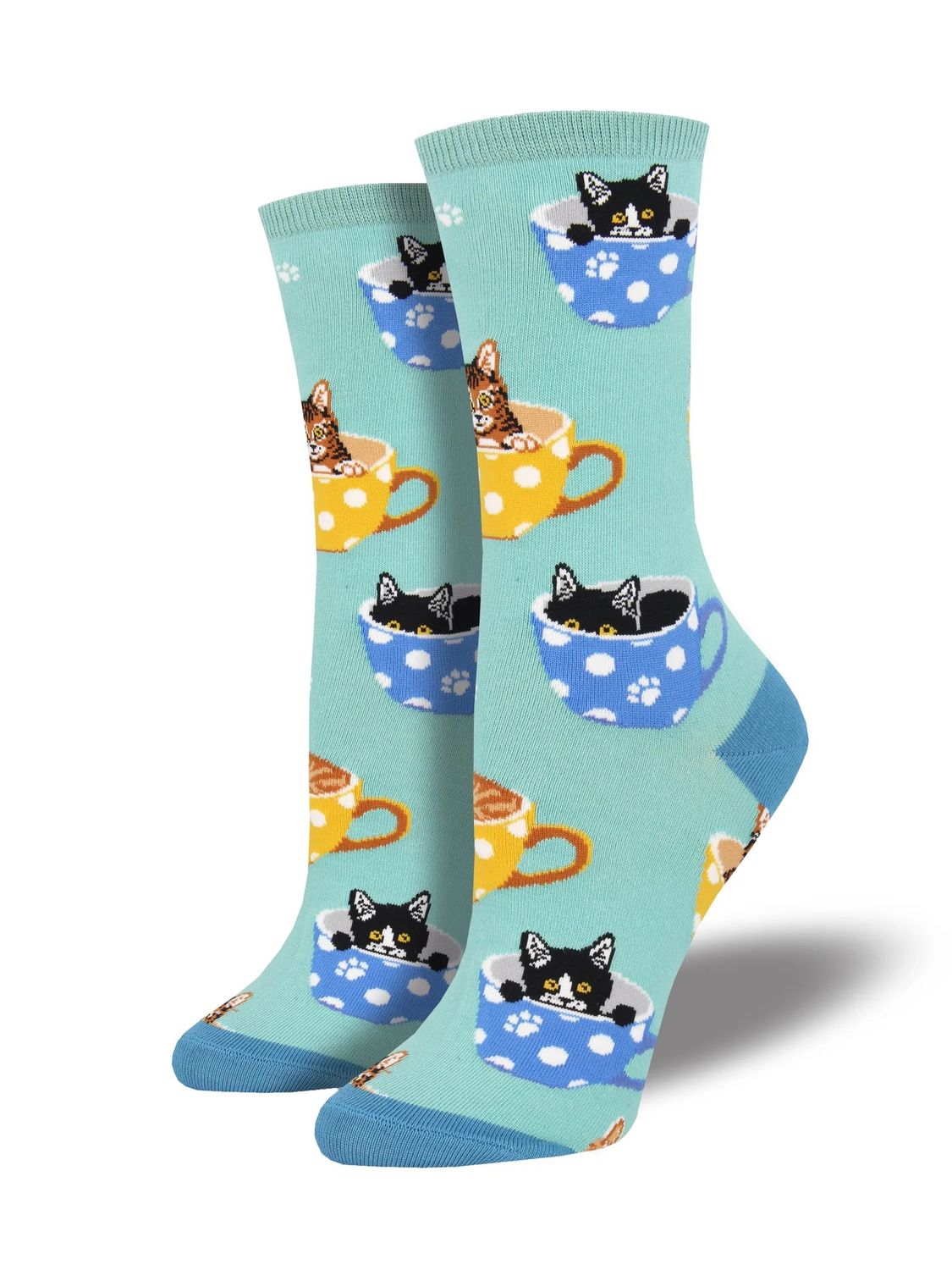 Cat-Feinated, Color: Sky Blue