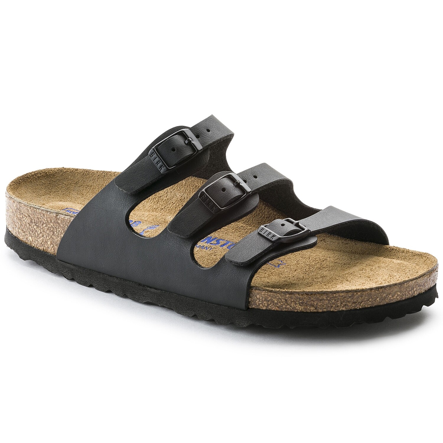 Florida Soft Footbed Birko-Flor, Color: Black, Size: 35R