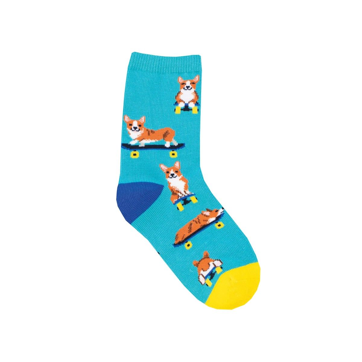 Skater Corgi, Color: Teal, Size: 4-7 years