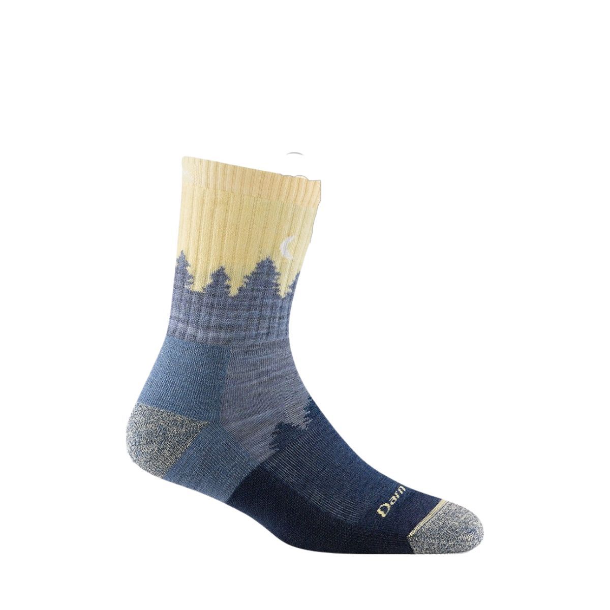 W Treeline Micro Crew, Color: Light Denim, Size: Medium
