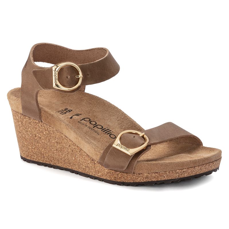 Soley Papillio, Color: Cognac Oiled Leather, Size: 38N