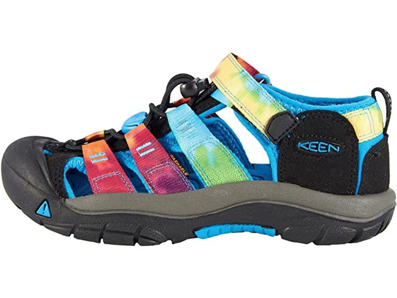 Kid&#39;s Newport H2, Color: Rainbow Tie Dye, Size: Little Kid 9