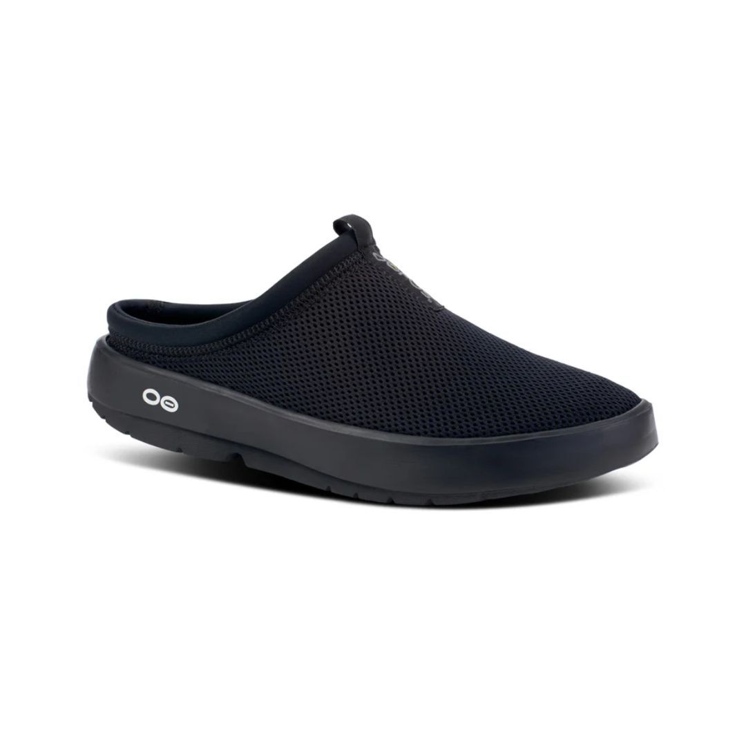 M OOcoozie Sport Mule, Color: Black, Size: 9