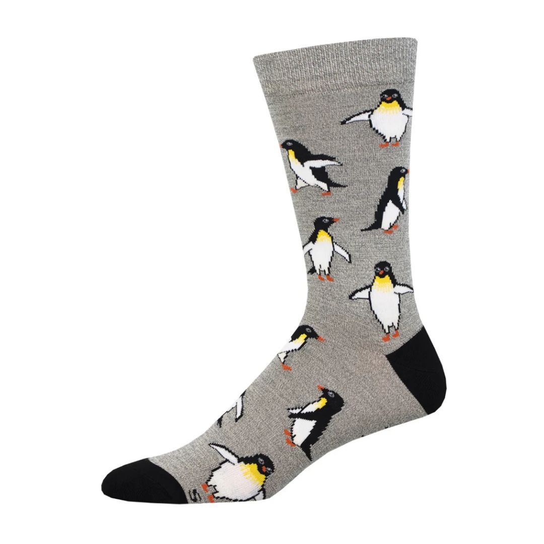 M Penguin Personality Bamboo, Color: Gray Heather