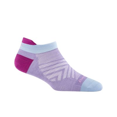 W Run No Show Tab No Cushion Ultra-Lightweight, Color: Lavender, Size: Medium