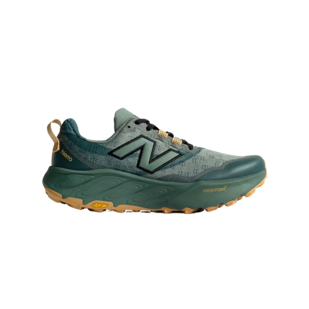 Fresh Foam  X M Hierro v9, Color: Green Black, Size: 10.5 D