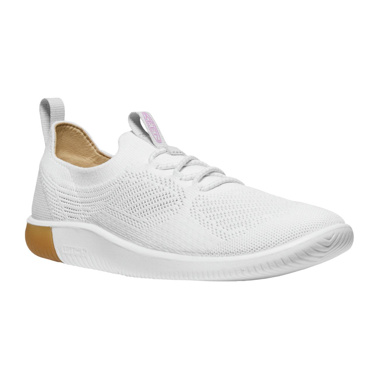 W KNX Knit Lace, Color: Star White/Moonlite Mauve, Size: 7