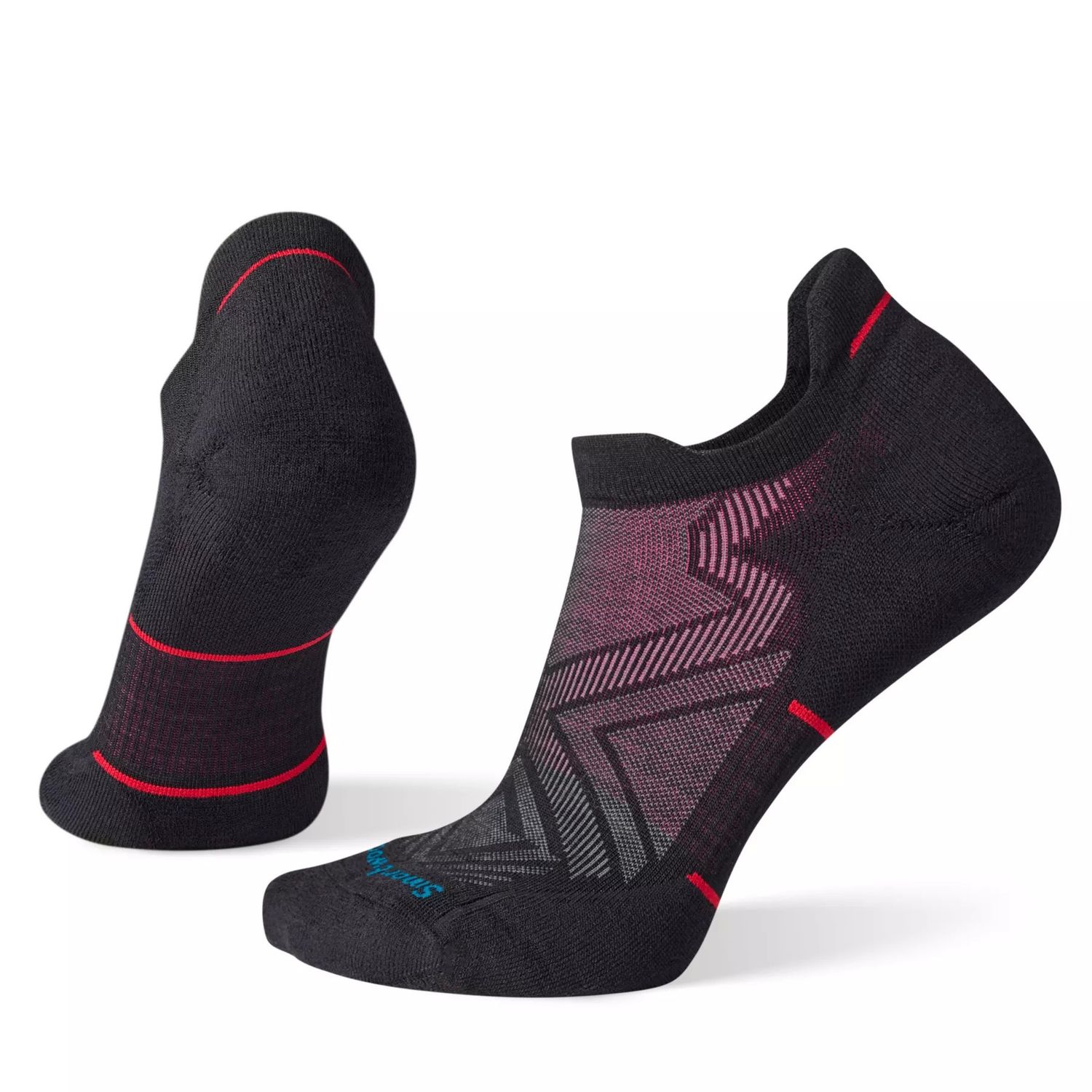 W Run Targeted Cushion Low Ankle, Color: Black, Size: Large