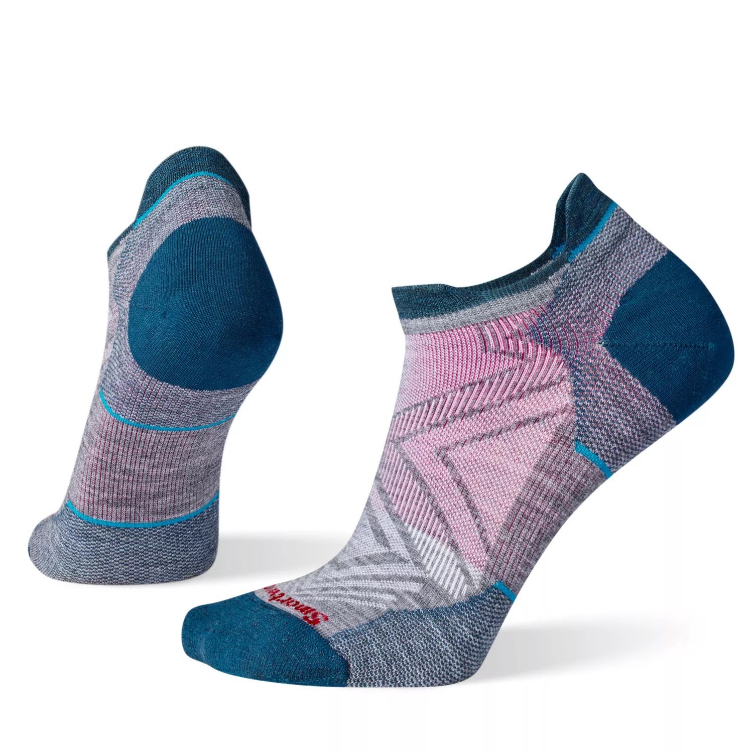 W Run Zero Cushion Low Ankle, Color: Medium Grey, Size: Large