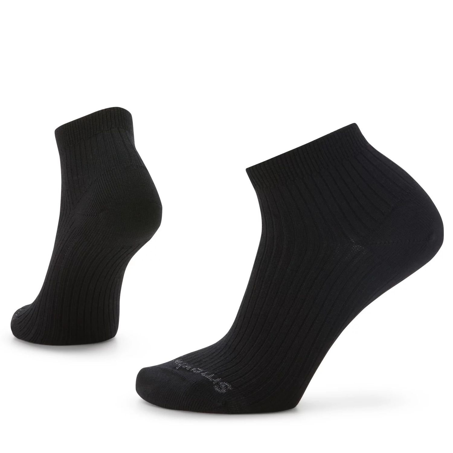 W Everyday Texture Ankle Sock, Color: Black, Size: Small