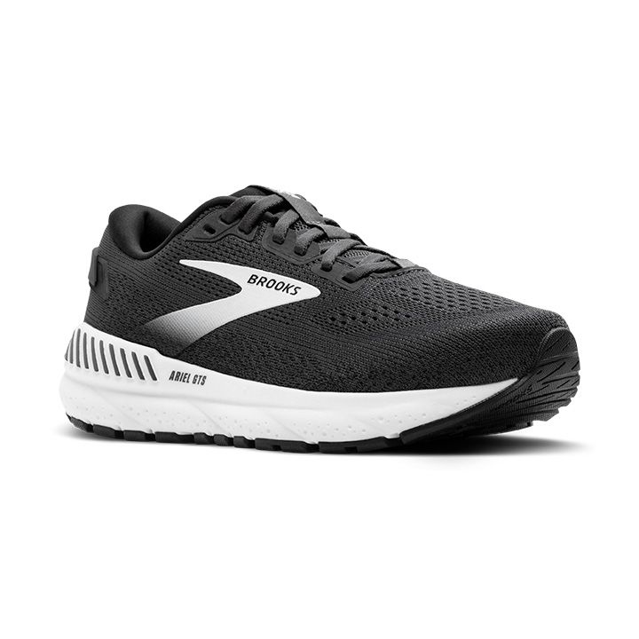 W Ariel GTS 24, Color: Ebony/Black/White (016), Size: 8 B