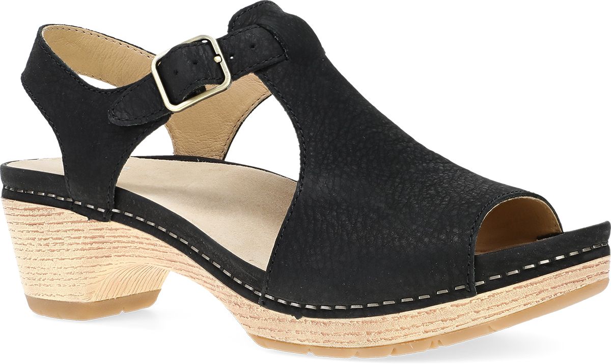 Laverne Milled Nubuck, Color: Black, Size: 38