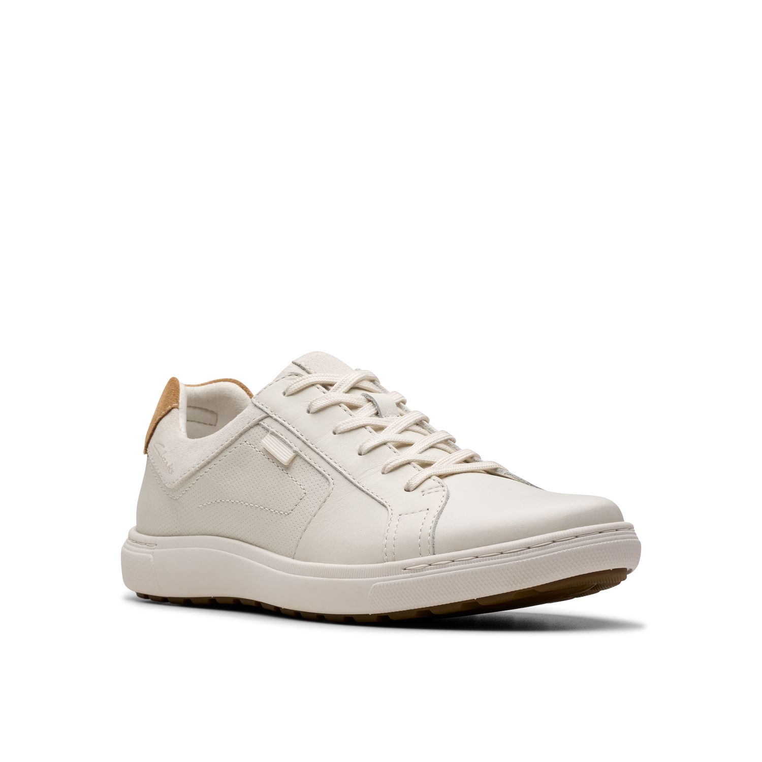 Mapstone Lace, Color: White Leather, Size: 10 W
