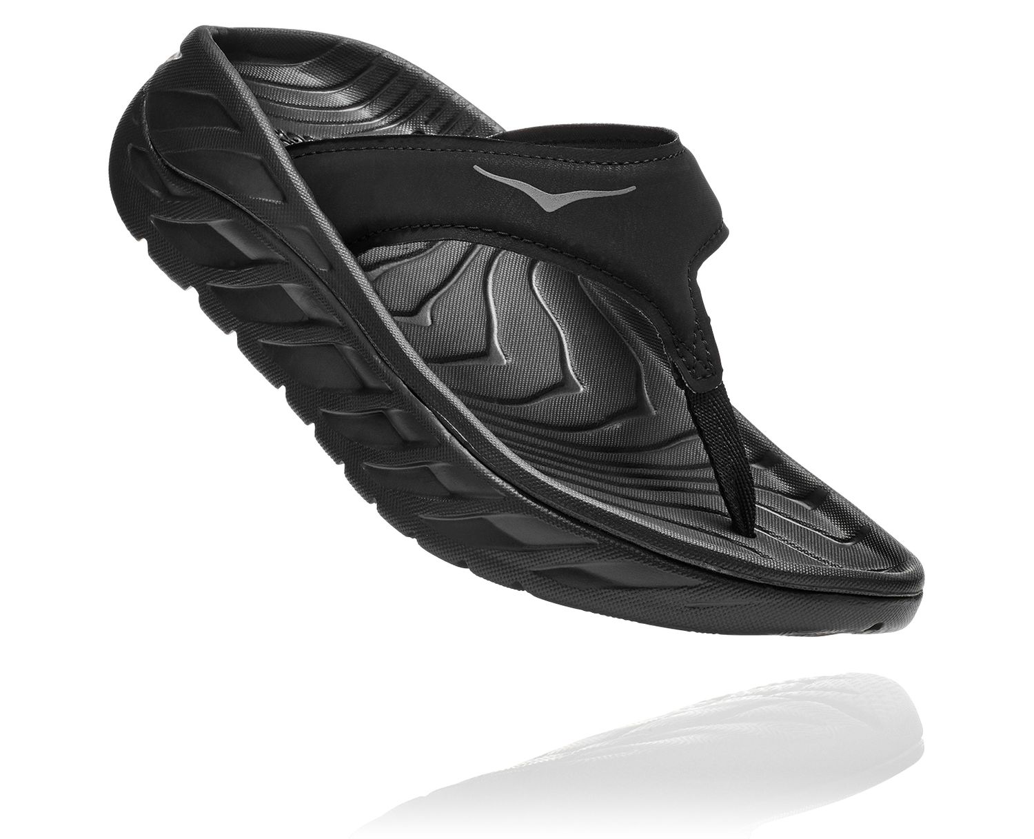 W Ora Recovery Flip, Color: Black/Dark Gull Gray (BDGGR), Size: 6