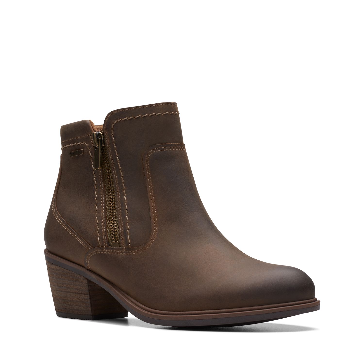 Neva Zip WP *SALE*, Color: Taupe Leather, Size: 7.5 M