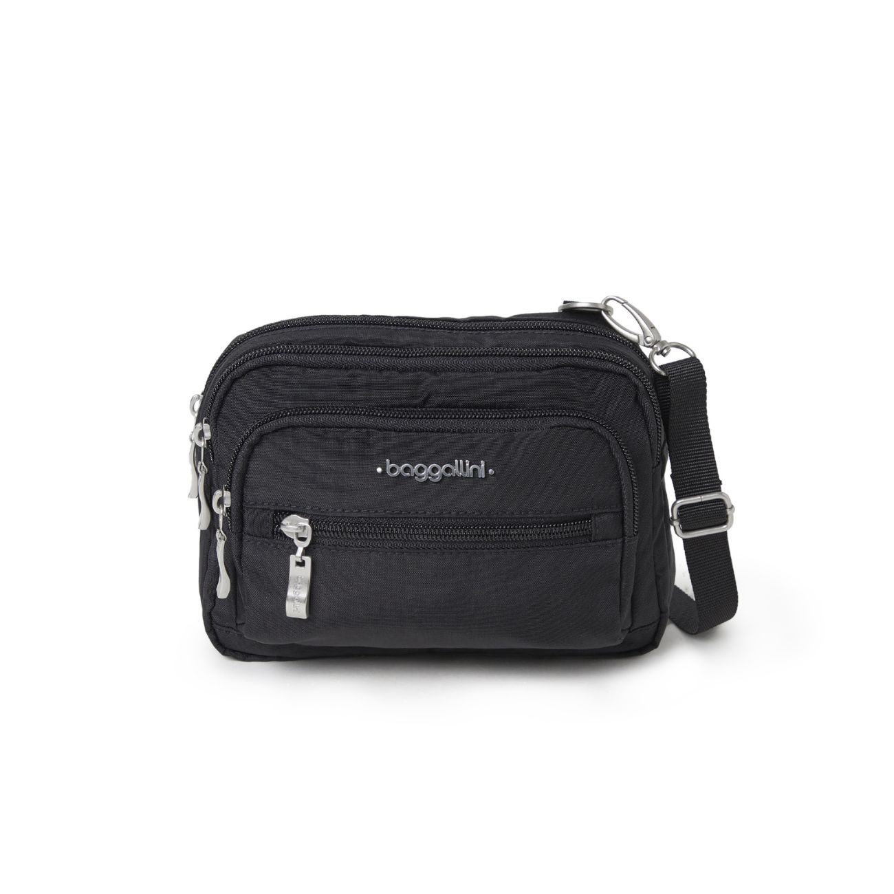 Triple Zip Bagg, Color: Black