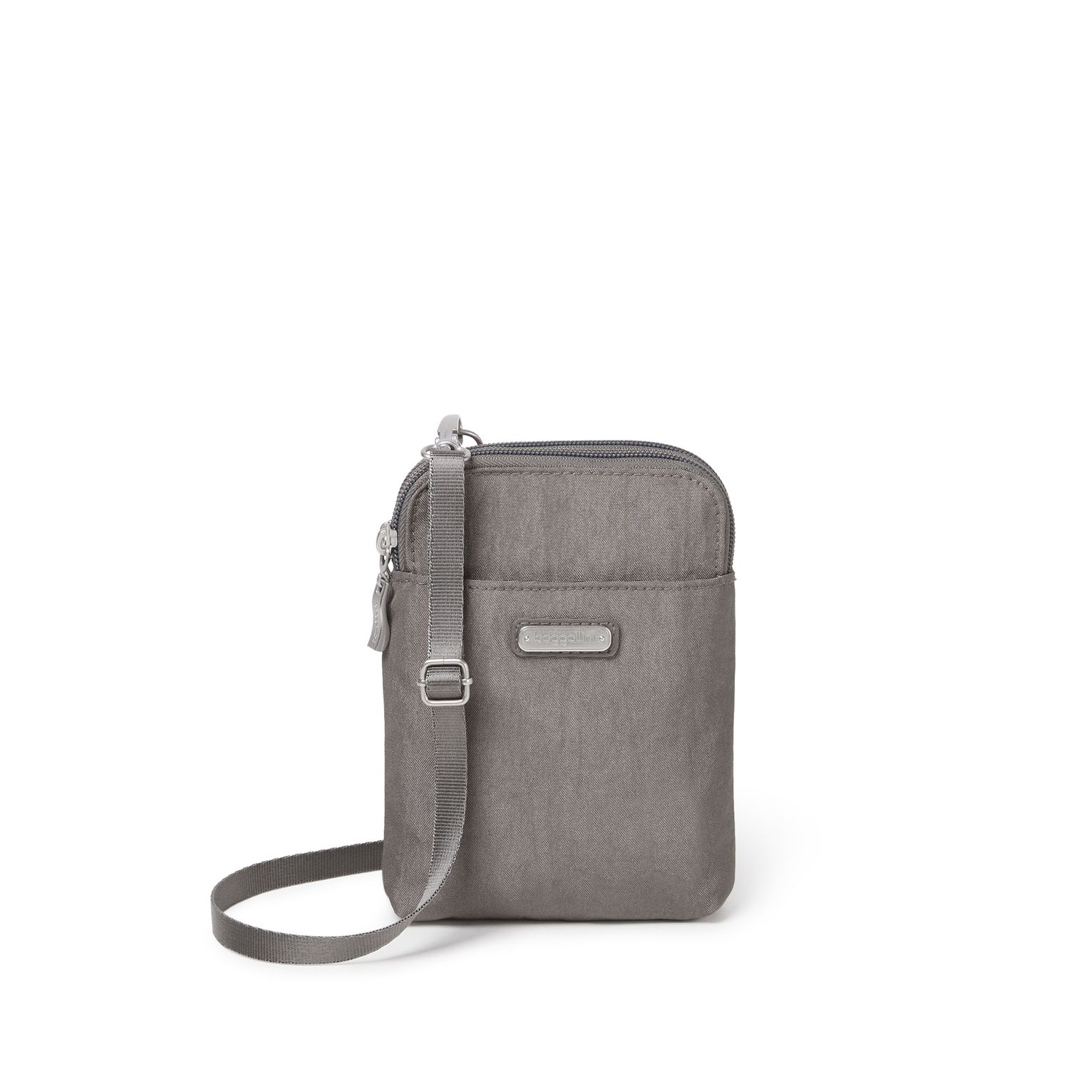 Take Two RFID Bryant Crossbody, Color: Sterling Shimmer