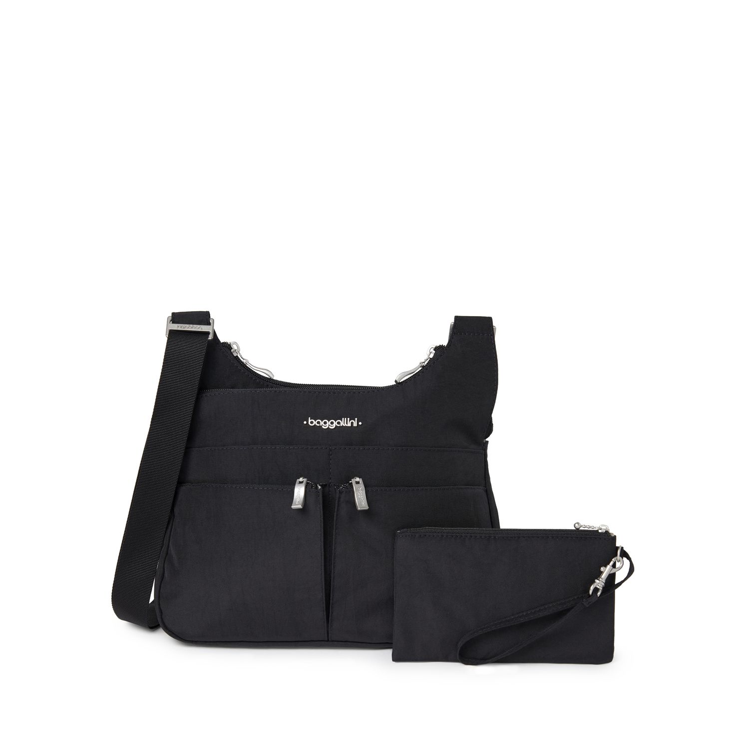 Cross Over Crossbody, Color: Black