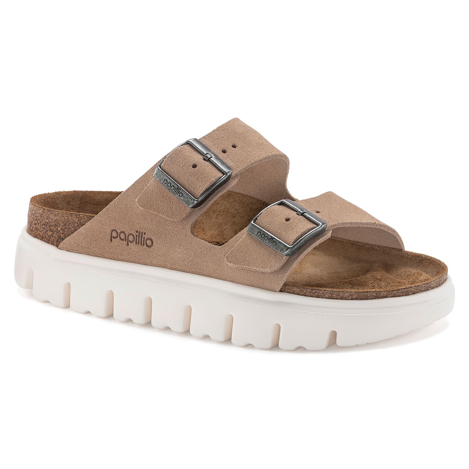 Arizona Chunky Papillio Suede, Color: Warm Sand, Size: 37N