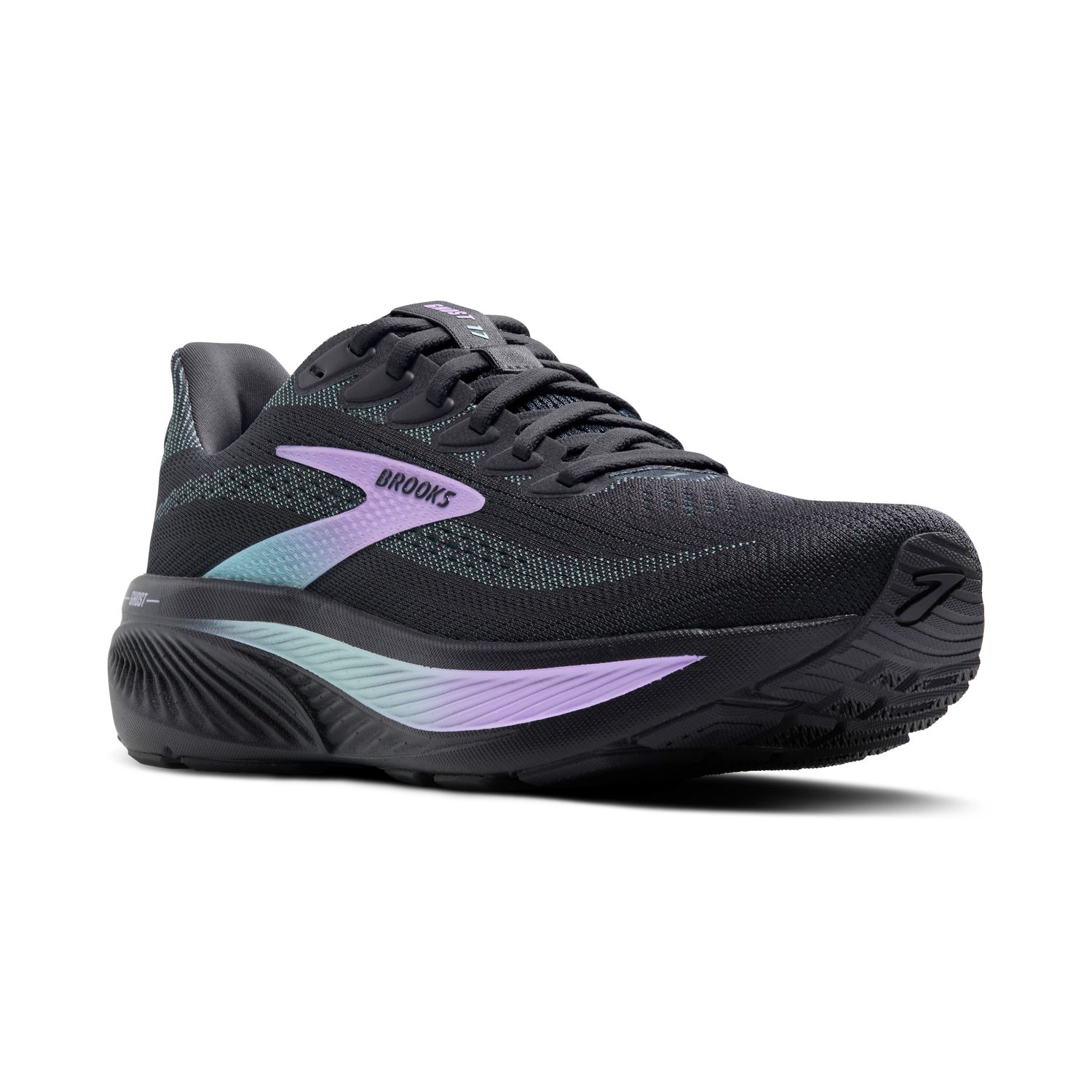 W Ghost 17, Size: 7.5 B, Color: Grey/ Clearwater/ Purple (081)
