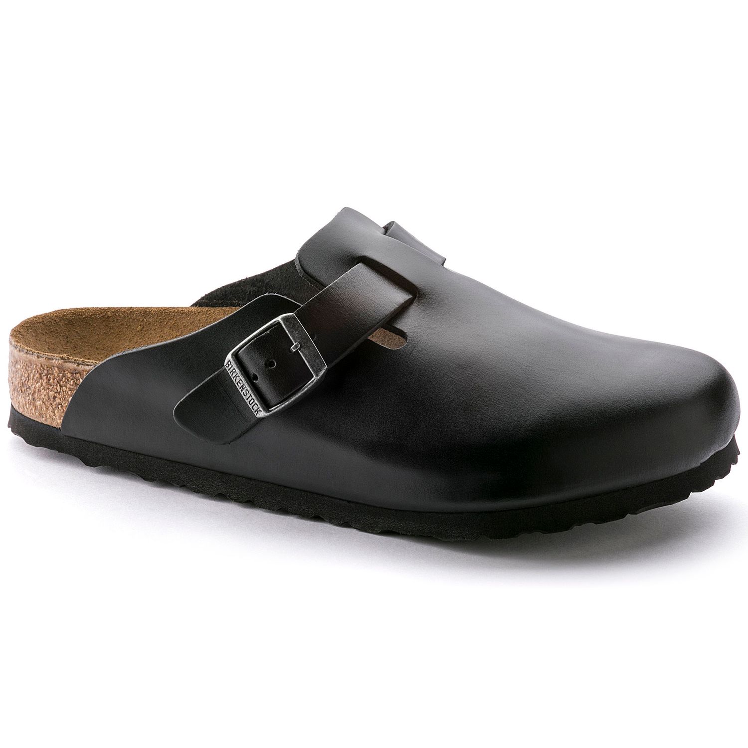 Boston Soft Footbed Leather *, Color: Amalfi Black, Size: 43R