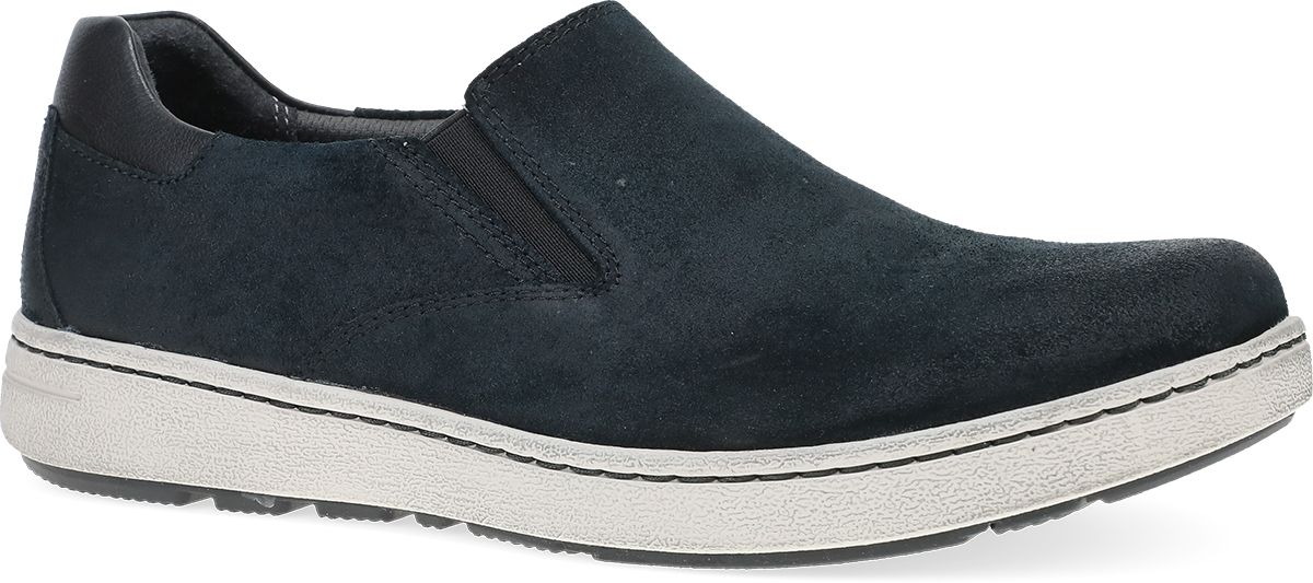 Trent Burnished Suede, Color: Black, Size: 44