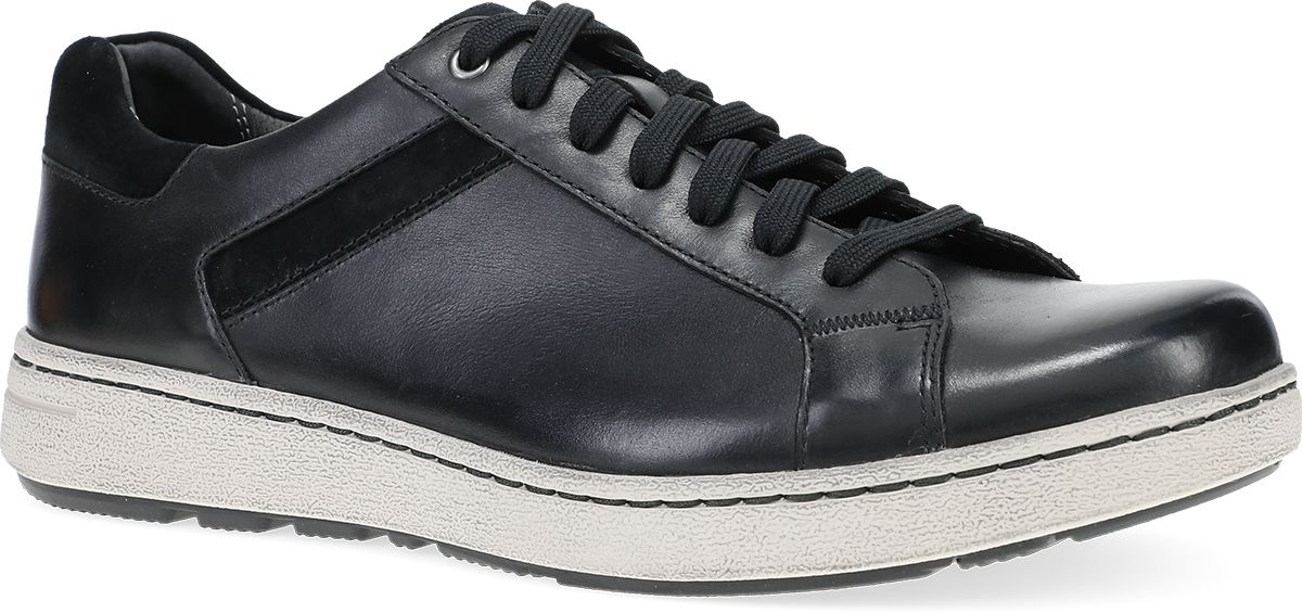 Trevor Burnished Calf, Color: Black, Size: 44