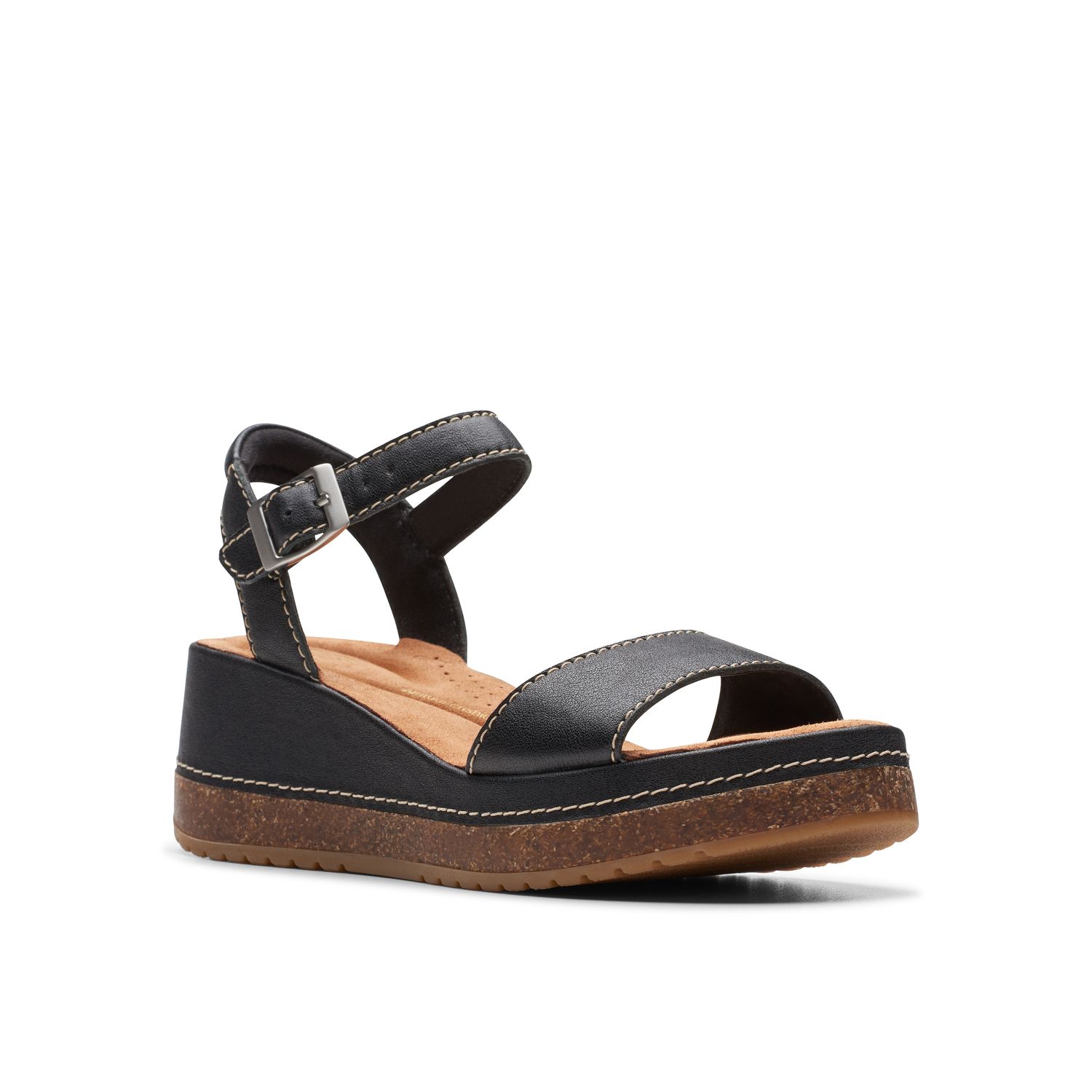 Kassanda Lily, Color: Black Leather, Size: 7.5 M