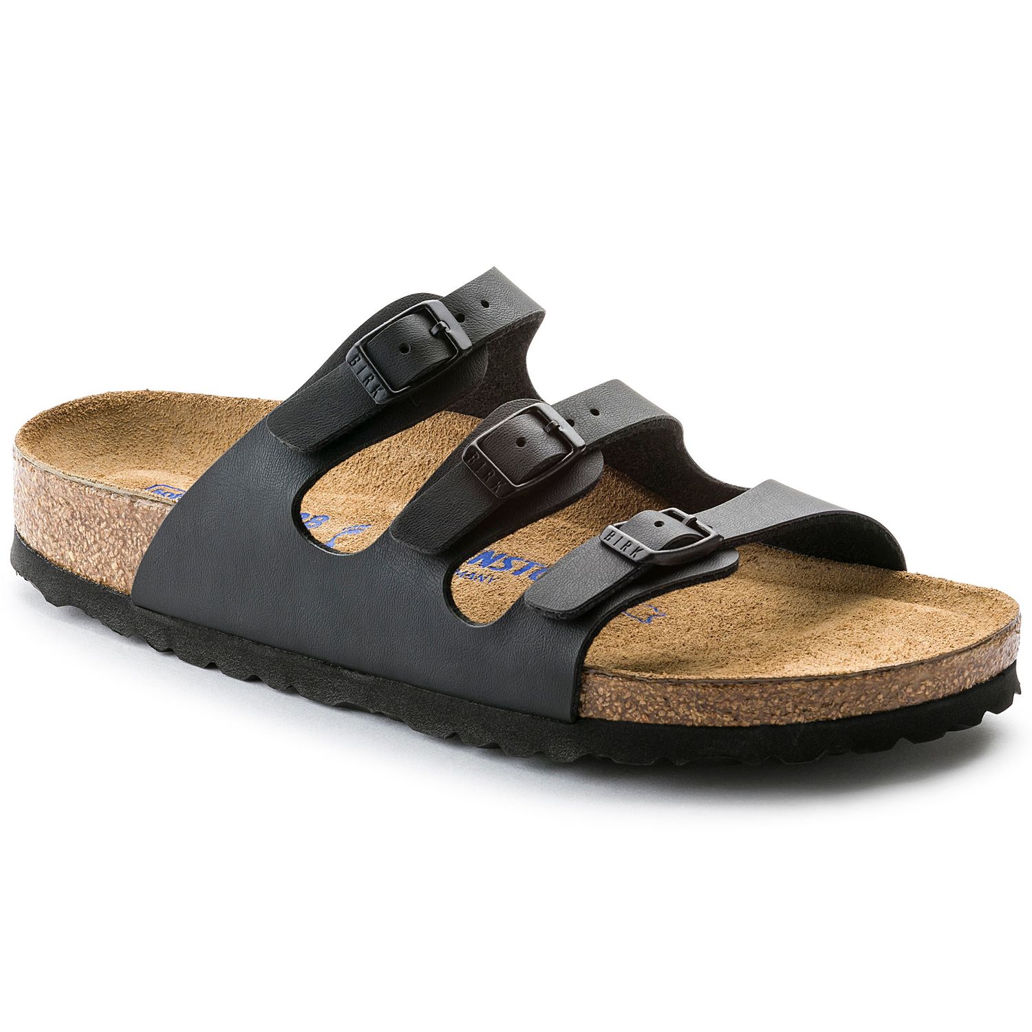 Florida Soft Footbed Birko-Flor, Color: Black, Size: 35R