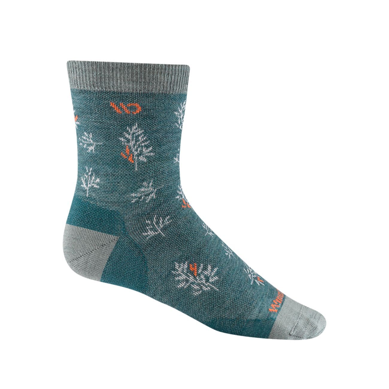 W Foliage Lightweight Micro Crew, Size: Medium, Color: Teal