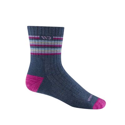Multi Stripe Cushioned Micro Crew