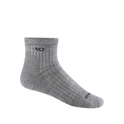 M Solid Cushioned Quarter Sock