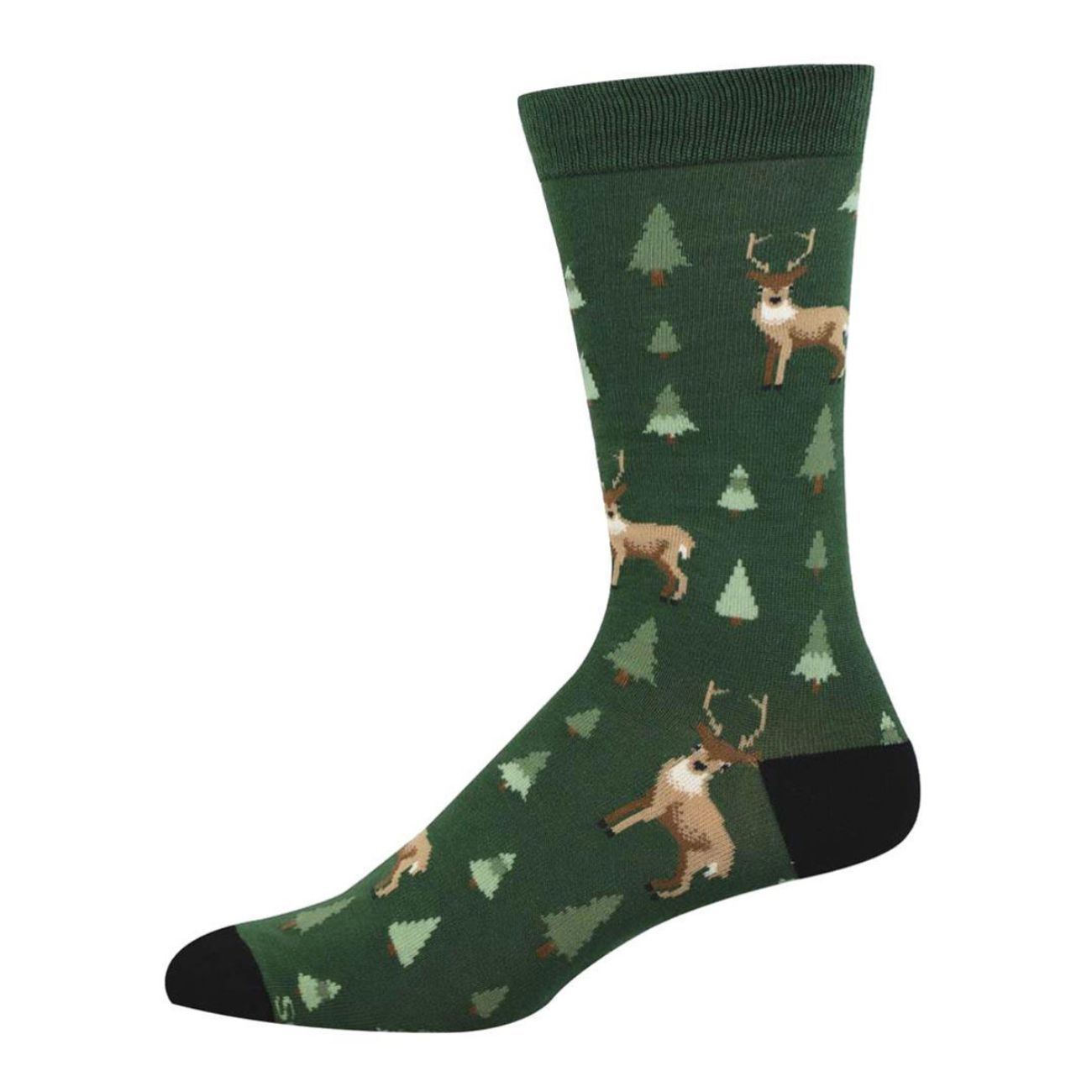 Deer in The Trees Bamboo, Color: Green