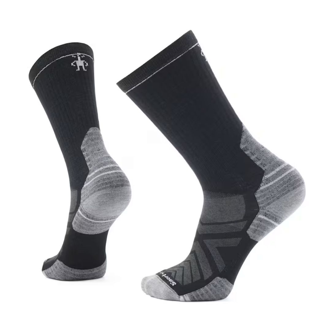 M Hike Targeted Cushion Crew, Color: Black, Size: Large