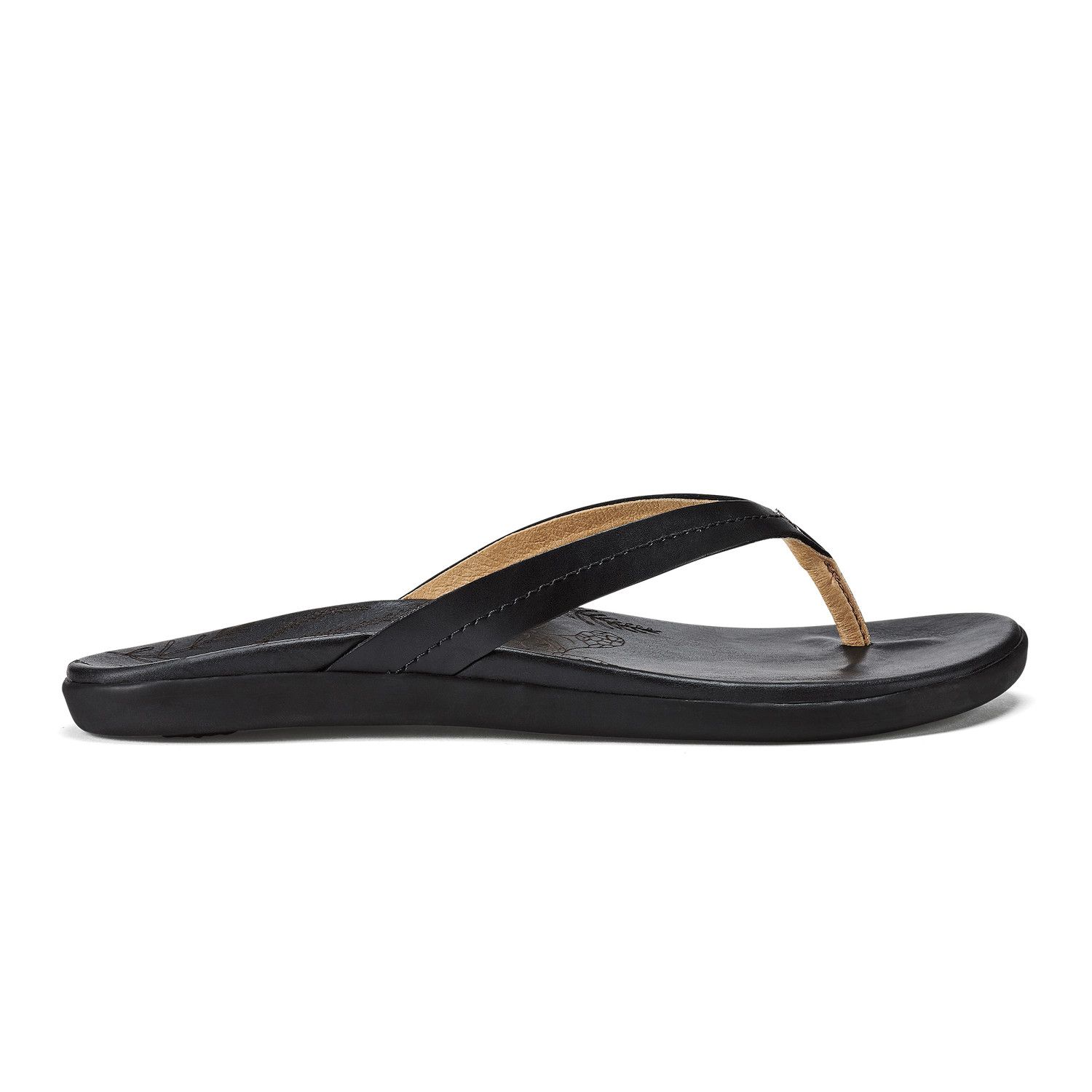 Honu, Color: Black/Black, Size: 6