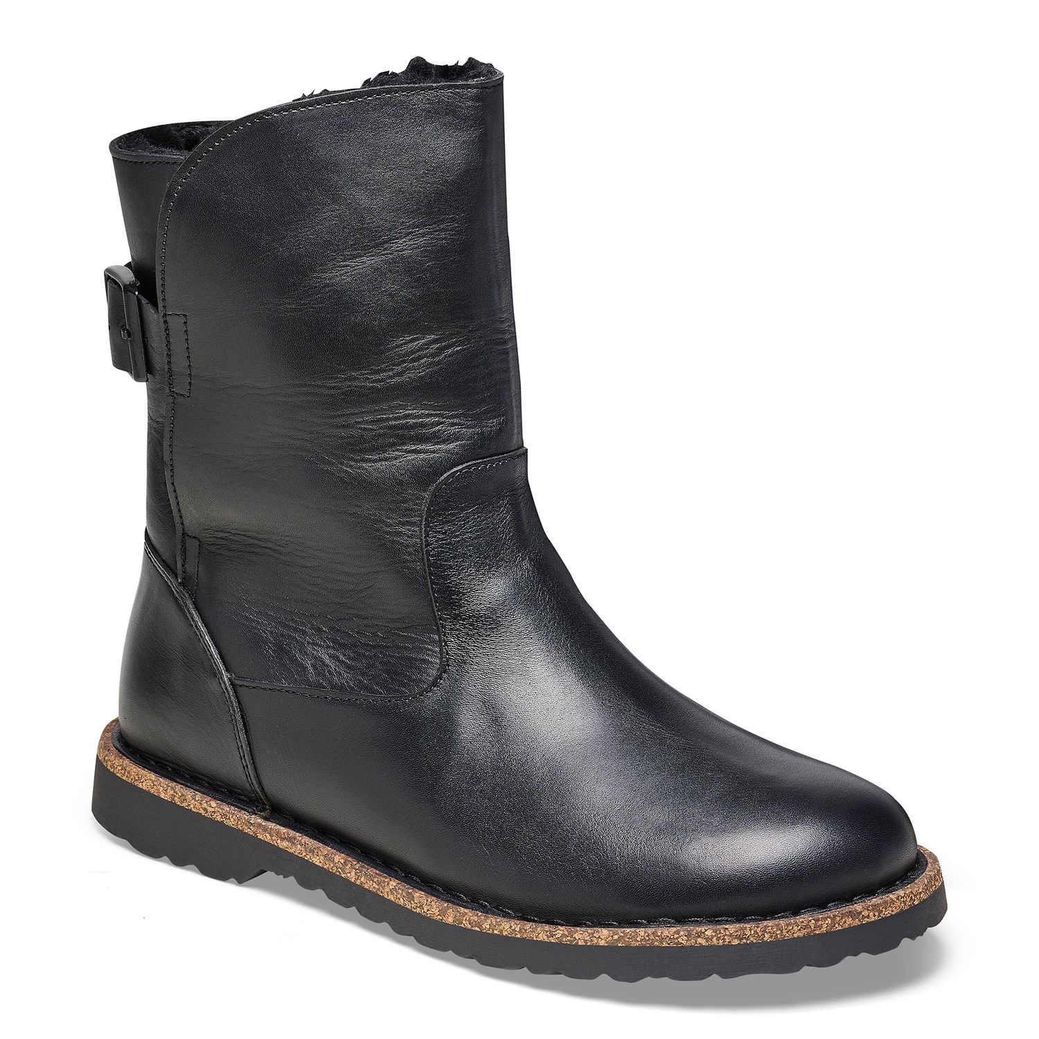 Uppsala Shearling, Color: Black Leather, Size: 37R
