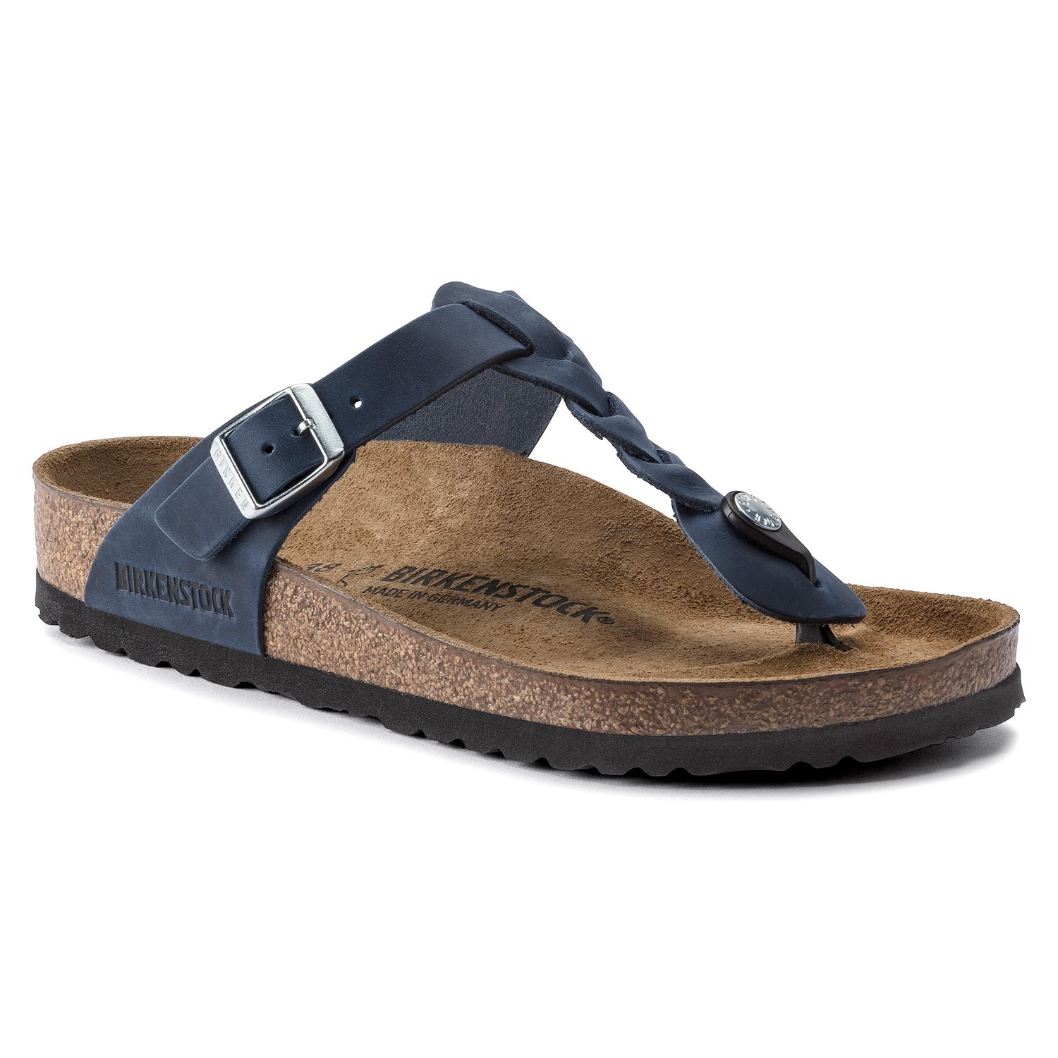 Gizeh Braided Oiled Leather *SALE*, Color: Navy, Size: 36R