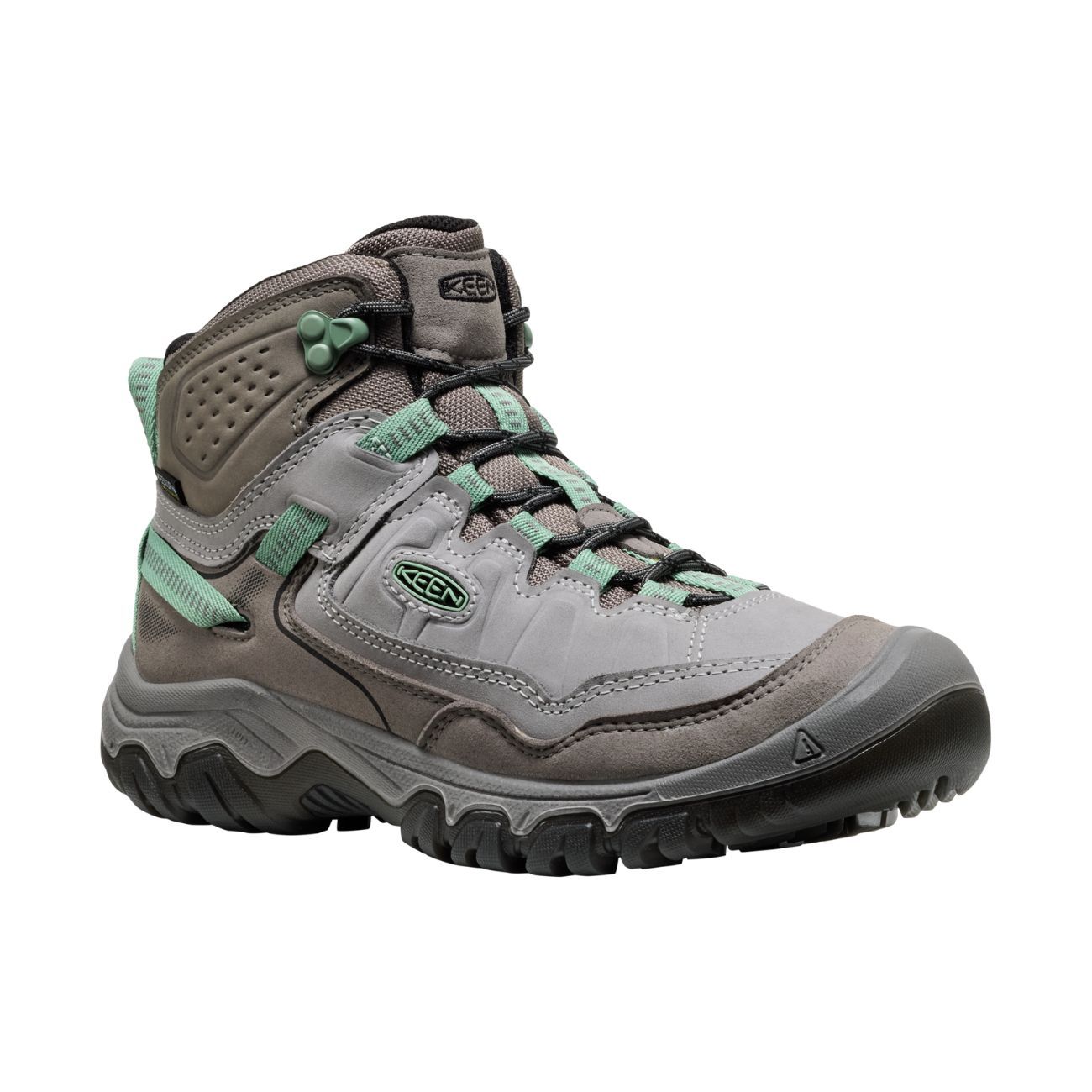 W Targhee IV Mid WP, Color: Steel Grey/ Lily Pad, Size: 8
