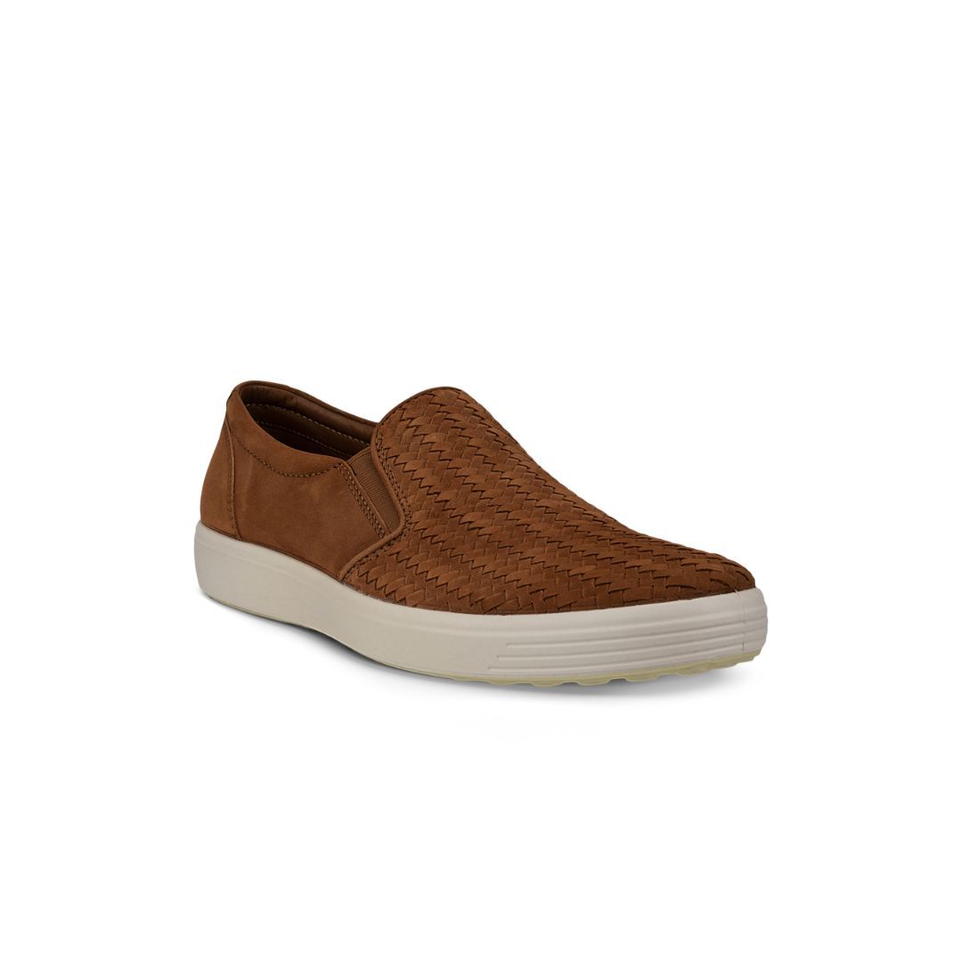 470764  M Soft 7 Woven Slip On *, Color: Camel, Size: 44
