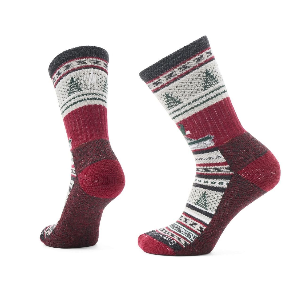 Everyday Cozy Say It Ain't Snow Crew Socks , Color: Charcoal, Size: Medium